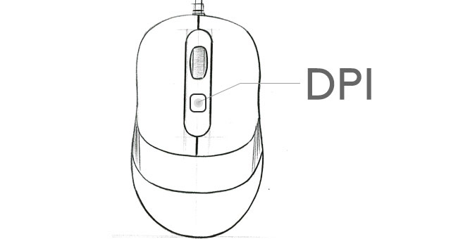 1600 DPI 3-Level Adjustable