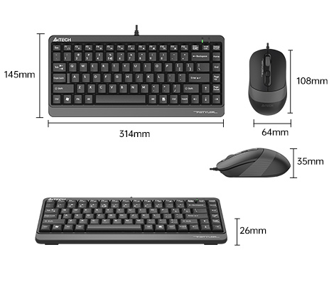 F1110 dimensions