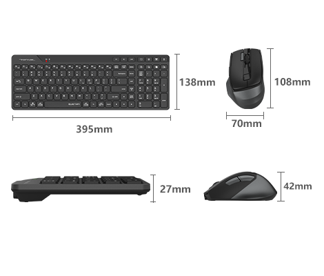 FB2800C Air2 dimensions